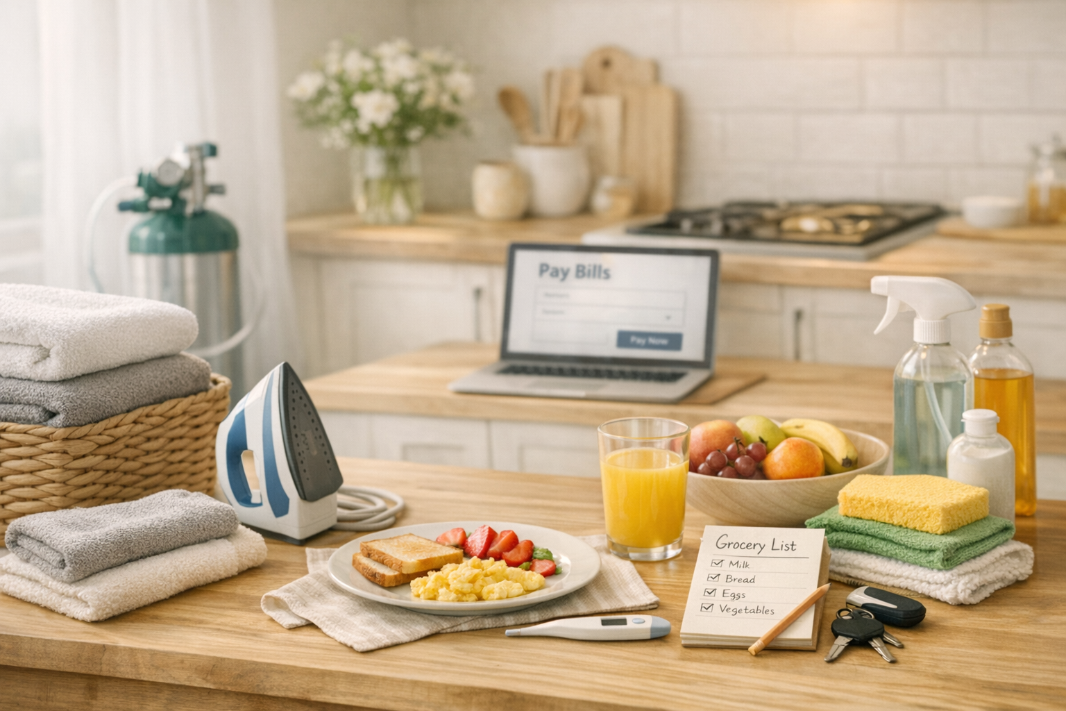 daily living and household support