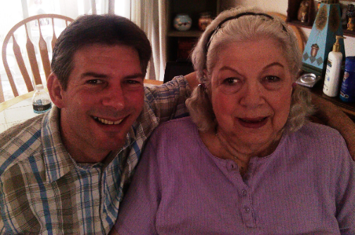 John and his mom mother's day 5 11 2014